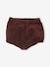 2er-Pack Mädchen Baby Shorts, Cord - bordeaux/beige bedruckt - 3