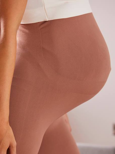 Nahtlose Leggings für die Schwangerschaft Oeko Tex® - braun+grau+schwarz - 5