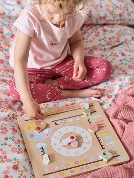 Kinder Spieluhr mit Kalender, Holz FSC® - mehrfarbig+mehrfarbig - 9