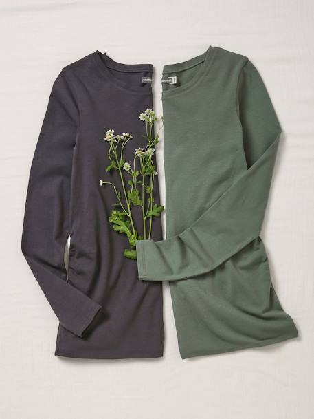2er-Pack Umstands-Shirts - pack grün/anthrazit+pack marine/grau+pack weiß/schwarz - 7