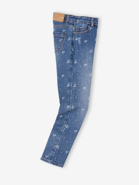 Mädchen Jeans, gerades Bein Oeko-Tex - double stone+grau - 6