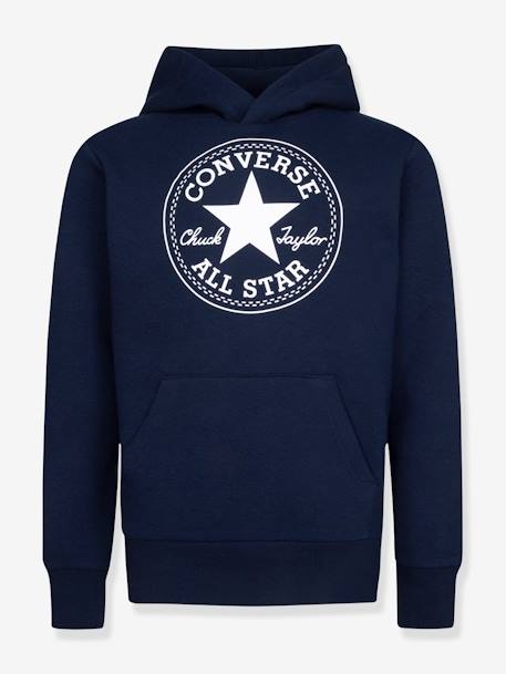 Kapuzensweatshirt CONVERSE - grau+marine+rot - 3