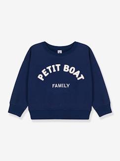Maedchenkleidung-Kinder Sweatshirt PETIT BATEAU, Bio-Baumwolle