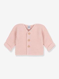 Babymode-Pullover, Strickjacken & Sweatshirts-Baby Strickjacke PETIT BATEAU, Bio-Baumwolle