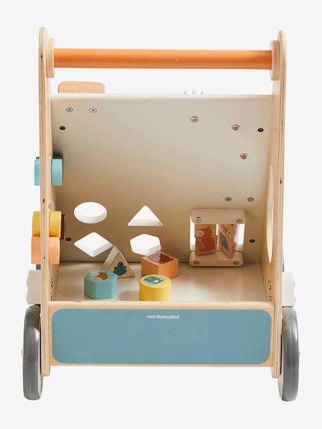 Activity-Lauflernwagen mit Bremsen, Holz FSC® - blau waldfreunde+mehrfarbig rosa welt+salbeigrün pandafreunde - 9