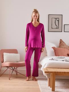 -Schlafanzug für Schwangerschaft & Stillzeit