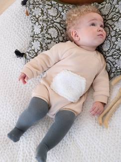Babymode-Jumpsuits & Latzhosen-Langärmeliger Baby Kurzoverall, Sweatware