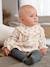 Baby-Set: Musselinkleid & Shorts - beige bedruckt - 2