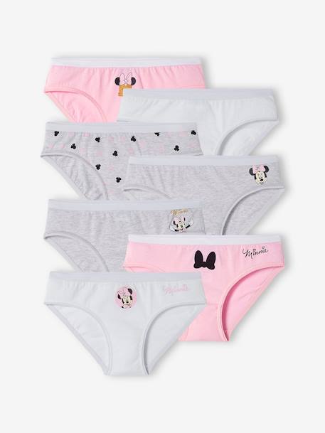 7er-Pack Mädchen Slips Disney MINNIE MAUS - rosa/weiß/grau meliert - 1