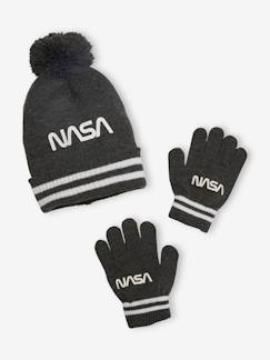 Jungenkleidung-Accessoires-Mützen, Schals & Handschuhe-Kinder-Set NASA: Mütze & Handschuhe