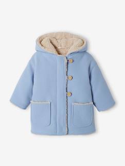 Baby Wintermantel mit Webpelzfutter und Recycling-Polyester -  - [numero-image]