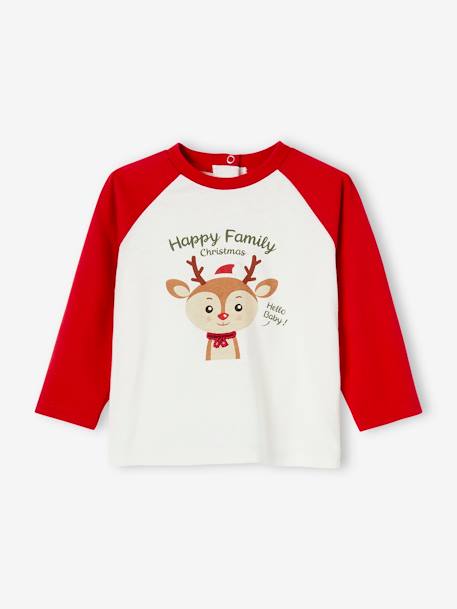 Baby Weihnachts-Schlafanzug Capsule Collection HAPPY FAMILY Oeko-Tex - wollweiß - 7