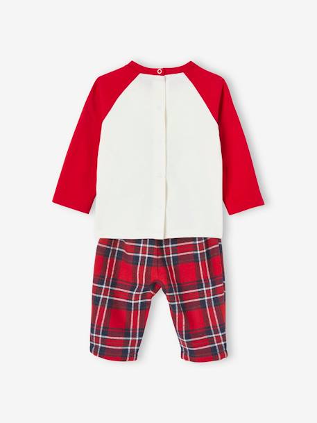 Baby Weihnachts-Schlafanzug Capsule Collection HAPPY FAMILY Oeko-Tex - wollweiß - 3