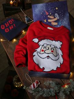 -Jungen Geschenk-Set: Pullover & Mütze, Weihnachten Oeko-Tex