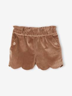 Maedchenkleidung-Shorts & Bermudas-Mädchen Samt-Shorts