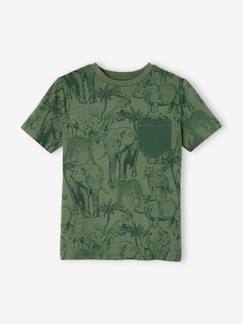 Jungen T-Shirt, Print und Brusttasche Oeko-Tex -  - [numero-image]