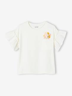 Maedchenkleidung-Shirts & Rollkragenpullover-Mädchen T-Shirt, Volantärmel mit Lochstickerei