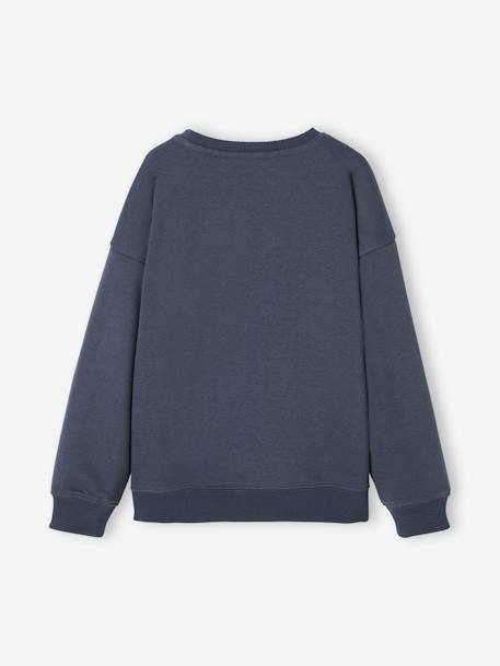 Jungen Sweatshirt BASIC Oeko-Tex - dunkelblau+gelb+türkis - 2