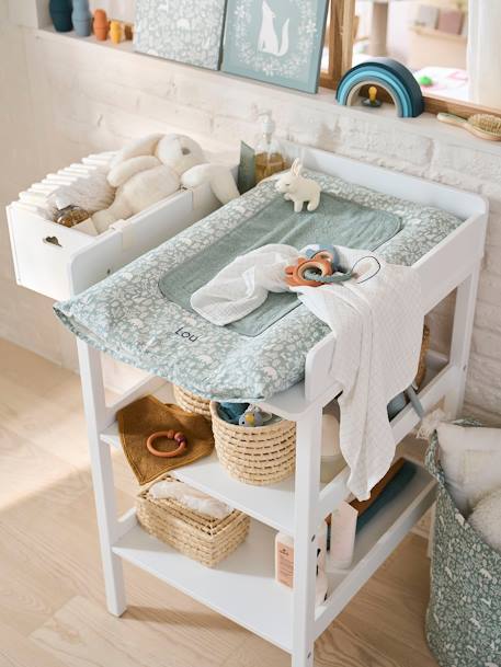 Babyzimmer Aufbewahrungsbox für den Wickeltisch - weiß - 3