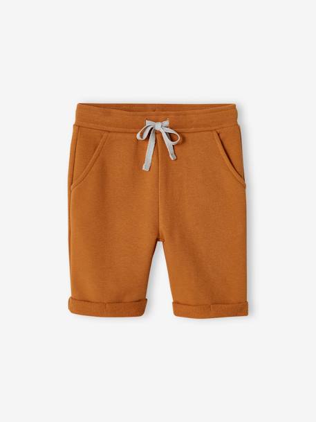 Jungen Bermudas, Sweatware BASIC Oeko-Tex - anthrazit+braun+dunkelblau+petrol - 7