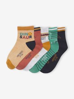 Jungenkleidung-Unterwäsche & Socken-5er-Pack Jungen Socken, Dinos Oeko-Tex