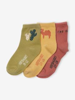 -3er-Pack Baby Socken mit Kaktus Oeko-Tex