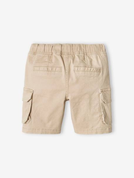 Jungen Cargoshorts mit Dehnbund - beige+khaki+marine - 5