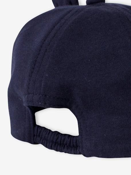 Jungen Cap, Teddy - marine+moosgrün - 4