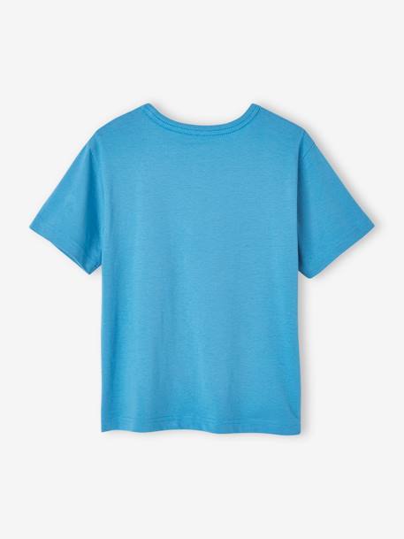 Jungen T-Shirt - grün+hellblau+hellgrau - 7