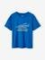 Jungen T-Shirt, 3D-Print - blau+wollweiß - 1