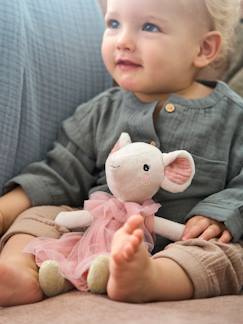 Spielzeug-Baby-Stoffmaus ZAHNFEE mit Rucksack