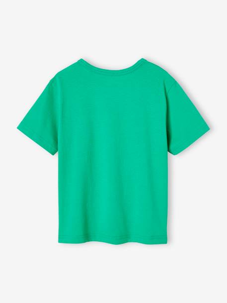 Jungen T-Shirt - grün+hellblau+hellgrau - 3