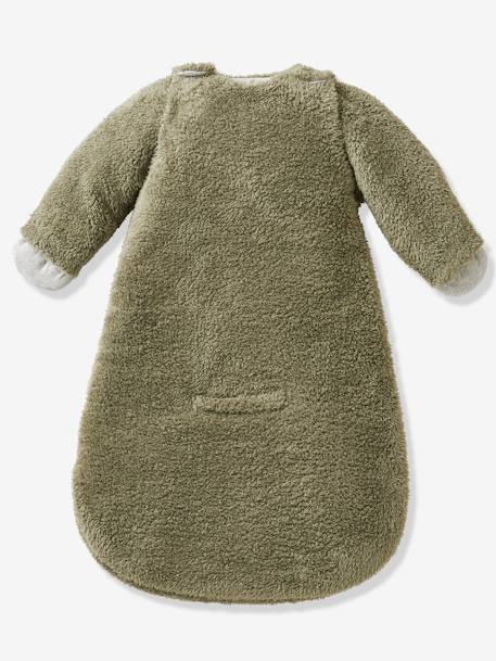 Baby Auto-Schlafsack aus Mikrofaser Oeko-Tex - beige+grün - 9