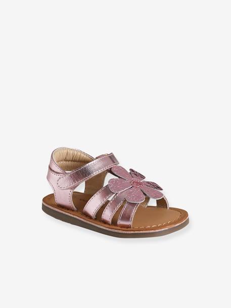 Mädchen Baby Klett-Sandalen - rosa - 2