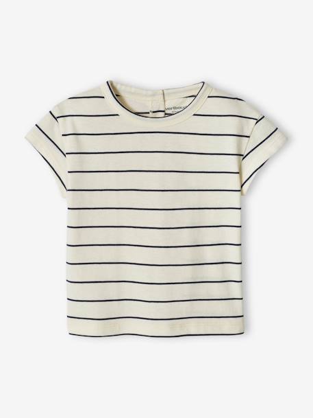 2er-Pack Baby T-Shirts BASIC - graublau+karamell - 3