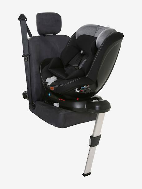 Drehbarer i-Size-Kindersitz SPIRO, 40-105 cm bzw. Gr. 0+/1 - pack schwarz - 5