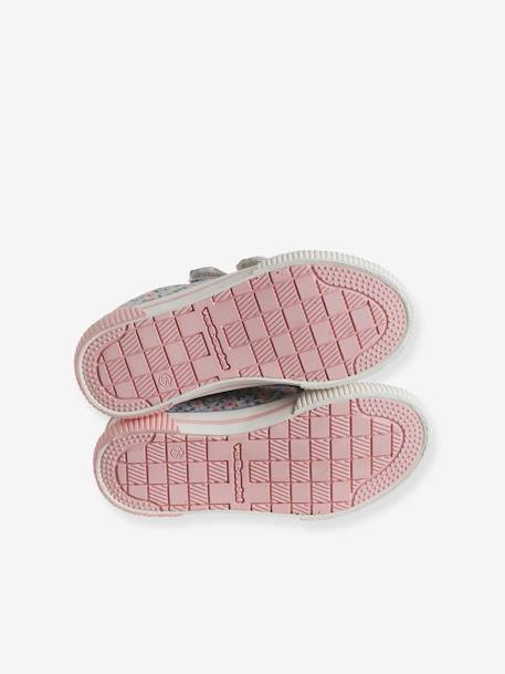 Kinder Stoff-Sneakers mit Klett - rosa - 7