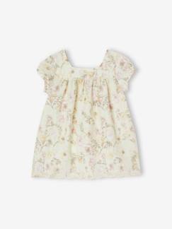 Mädchen Baby Kleid mit kurzen Ärmeln -  - [numero-image]