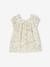 Mädchen Baby Kleid mit kurzen Ärmeln - wollweiß - 1