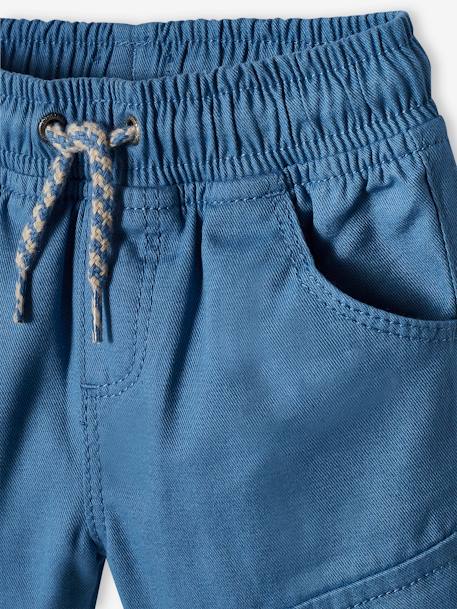 Baby Cargohose Oeko-Tex - blau+khaki - 3