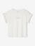 Mädchen T-Shirt mit gestickter Schrift - wollweiß - 3