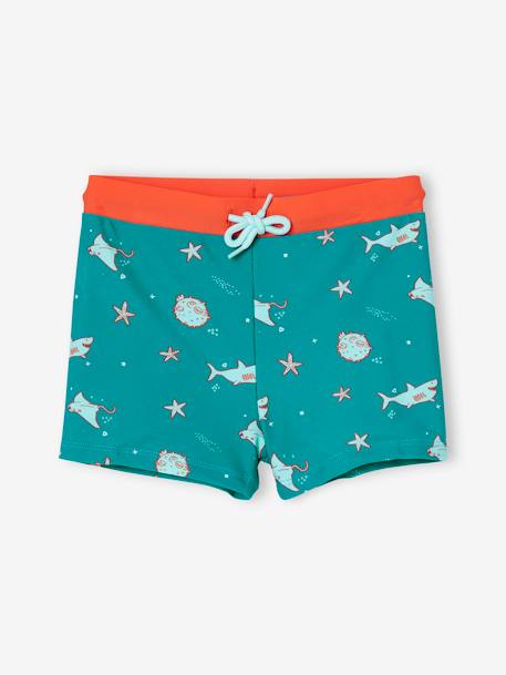 Jungen Badeshorts Oeko-Tex - smaragd - 1