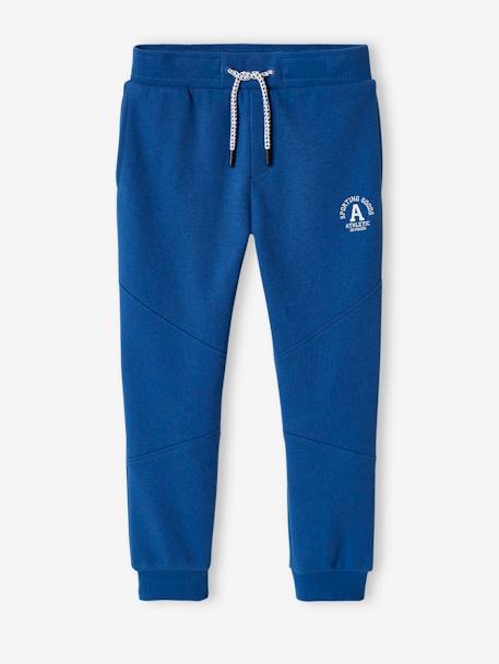 Jungen Jogginghose Oeko-Tex - blau+petrol+rot+schokolade - 1