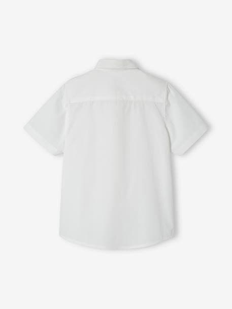 Festliches Jungen Hemd mit kurzen Ärmeln - weiß - 2