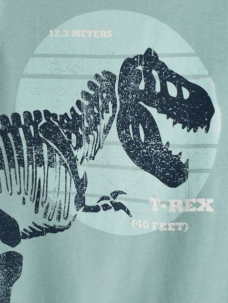 Jungen T-Shirt, Dinosaurier Oeko-Tex - dunkelblau+mintgrün - 7