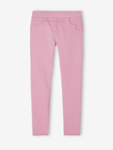 Farbige Mädchen Treggings - blush+dunkelrosa+gelb+grün+hellblau+khaki+nachtblau+pfirsich - 6