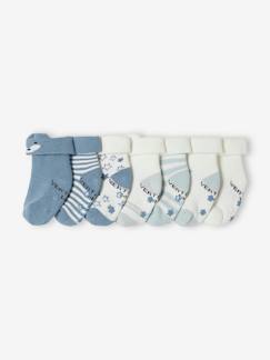 -7er-Pack Baby Socken mit Stern und Fuchs BASIC Oeko-Tex