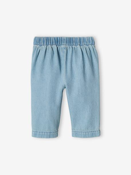 Weite Baby Jeans mit Zierknöpfen - double stone - 5