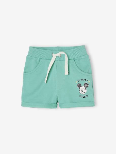 Baby-Set: T-Shirt & Shorts Disney MICKY MAUS - grün bedruckt - 3