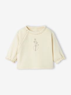 Babymode-Baby Sweatshirt mit Öffnung vorn